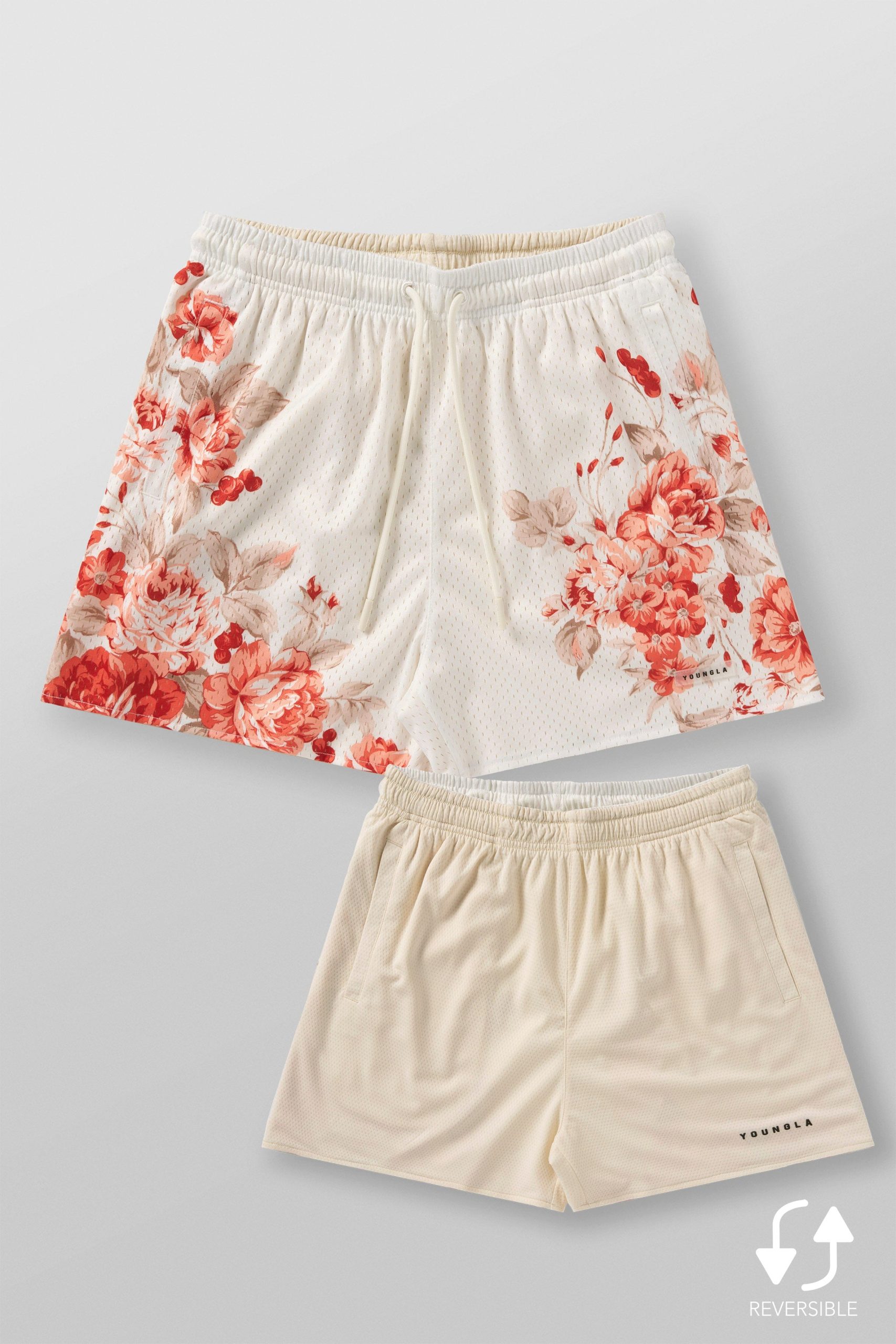 1111 - Skulls & Roses Reversible Shorts - Image 7