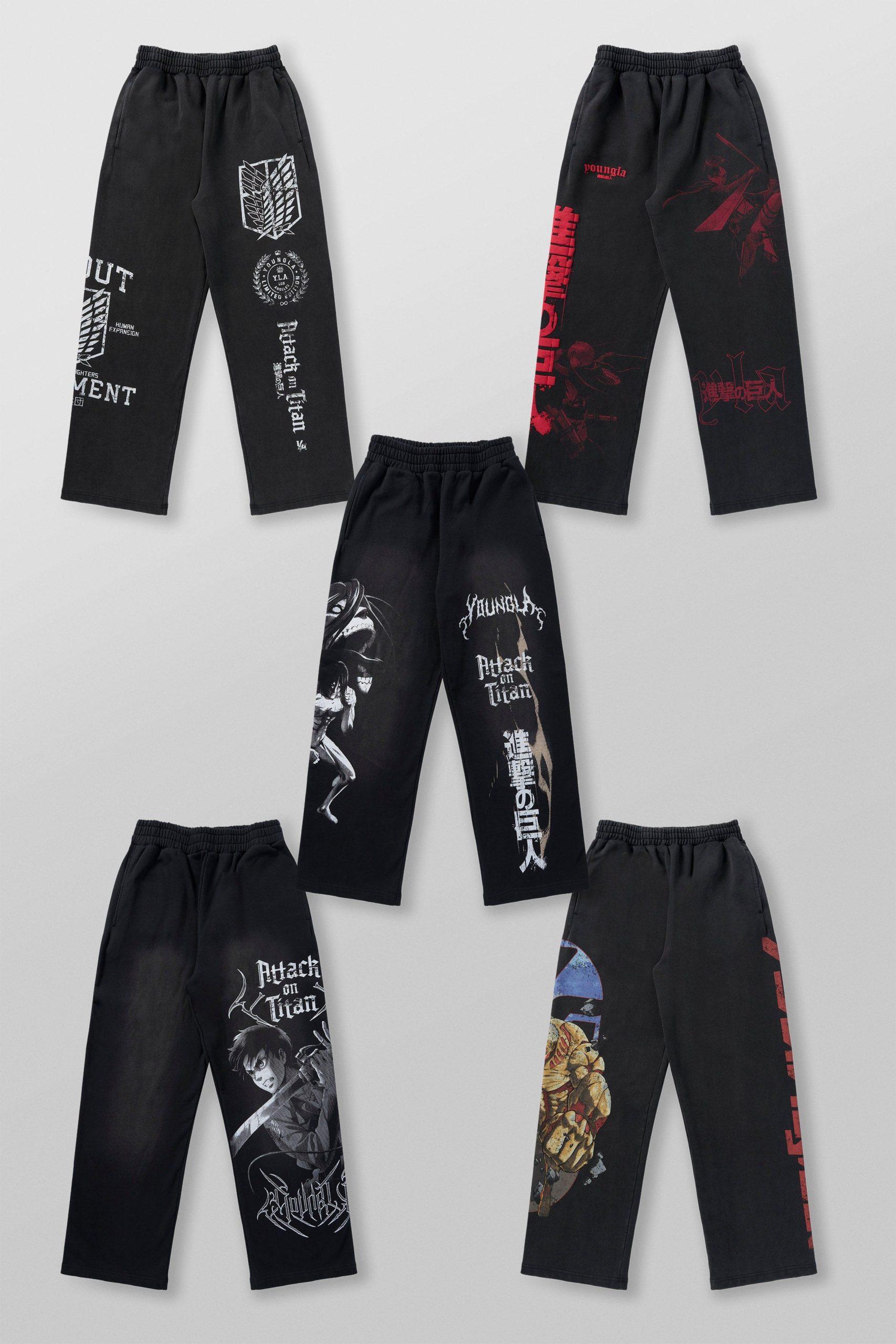 2128 - AOT? x YLA Baggy Joggers