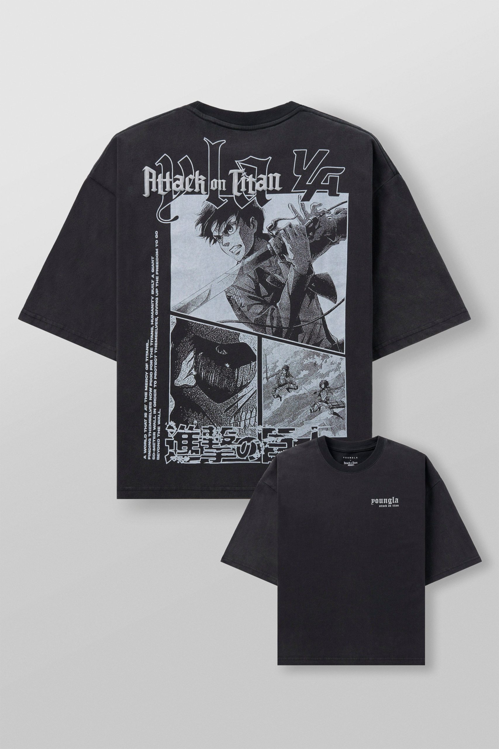 4186 - AOT? x YLA Cropped Tees - Image 9