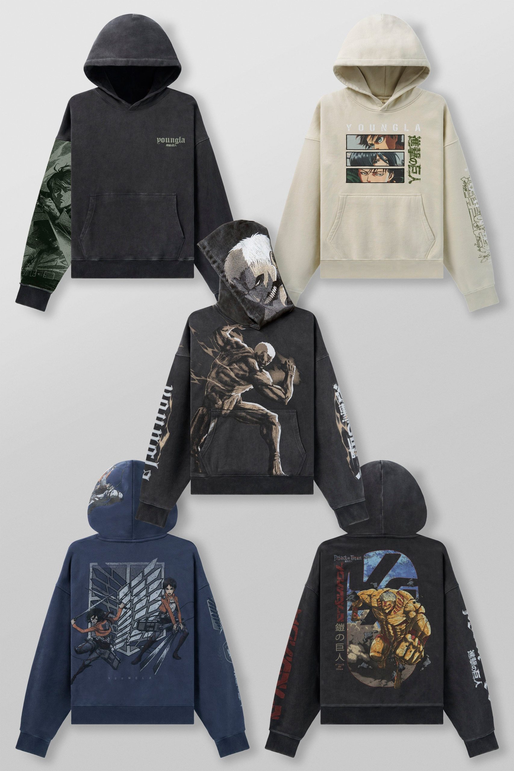 5129 - AOT? x YLA Pullover Hoodies