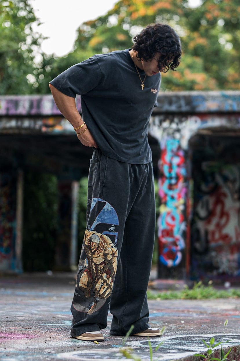 2128 - AOT? x YLA Baggy Joggers - Image 5
