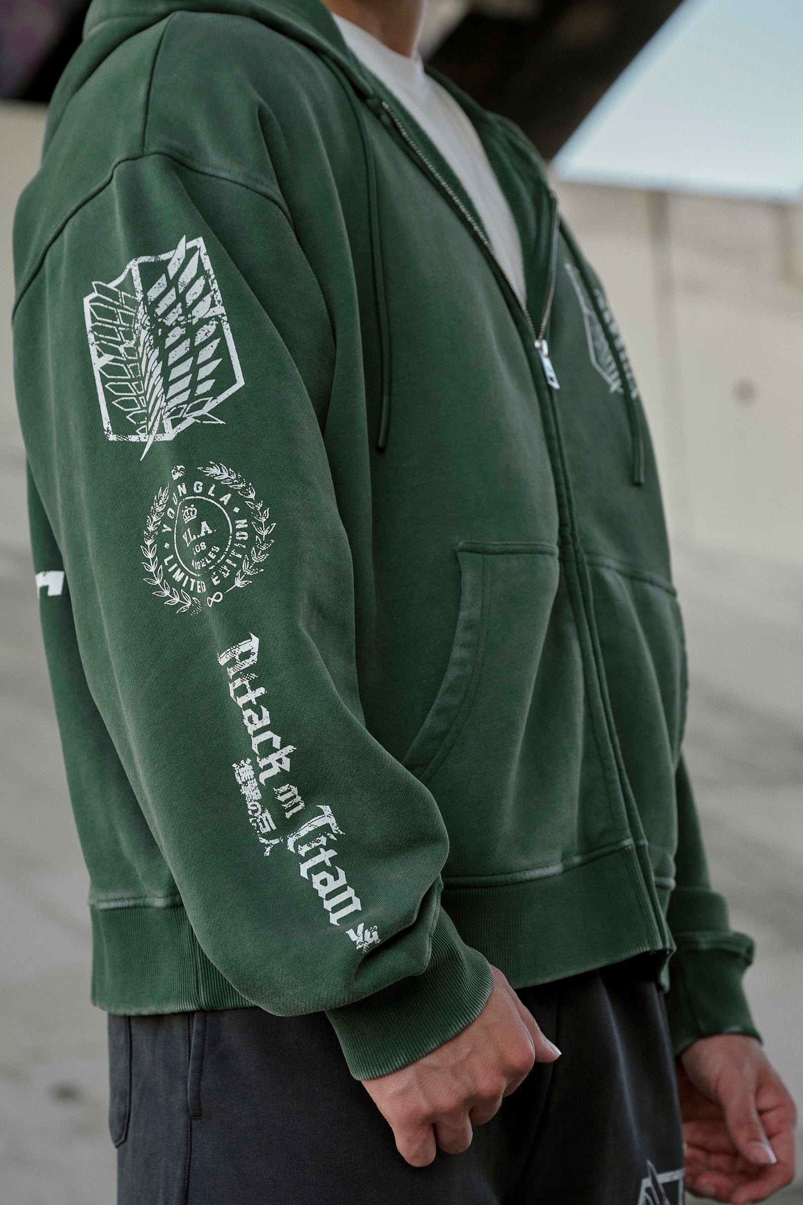 5138 - AOT? x YLA Zip-Up Hoodies - Image 4